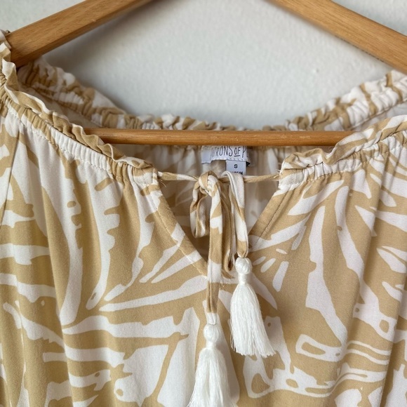 Anthropologie Patrons Of Peace Baby Mini Dress Tiered Ruffle Stretched - Picture 12 of 12